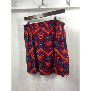 KAVU WOMENS SIZE MED SKIRT AZTEC PATTERN 18 IN LENGTH  ELASTIC WAIST